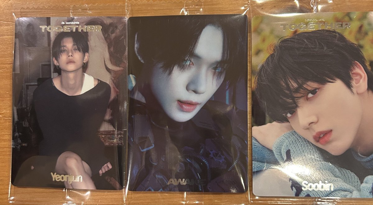 roy0929's tweet photo. TXT トゥバ ツインウエハース シール 交換

【譲】写真のヨンジュン、スビン
【求】ボムギュ

郵送でお願い出来る方お声がけください🙇‍♀️ https://t.co/O3vLry7SVU