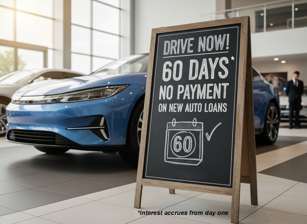🚗⏳ Only 5 days left! Our 60 days with no payments offer on new auto loans ends March 31, 2026. If a new car is on your radar, now’s the time to act!

#NoPaymentsFor60Days #NewCarEnergy #DriveHappy