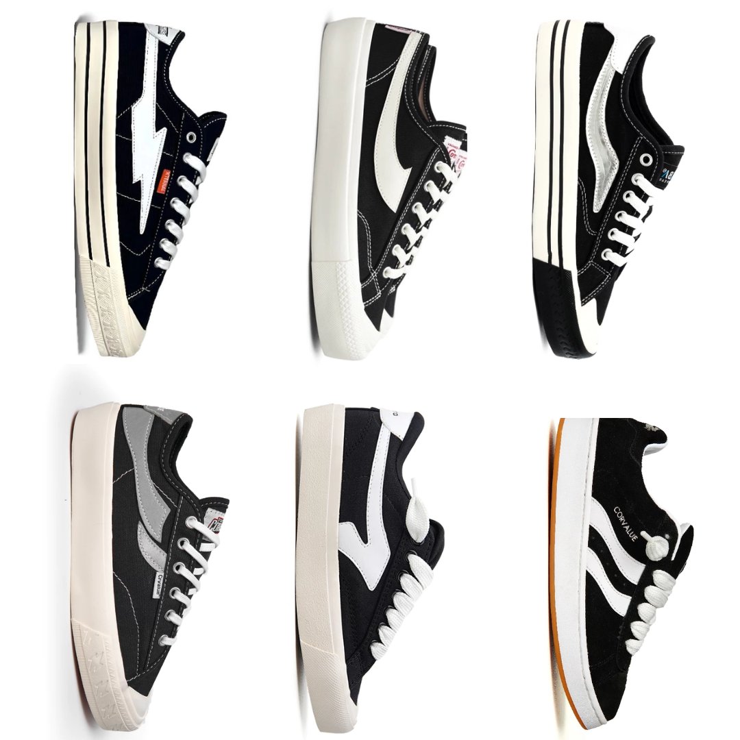 black and white casual sneakers

a thread ── .✦