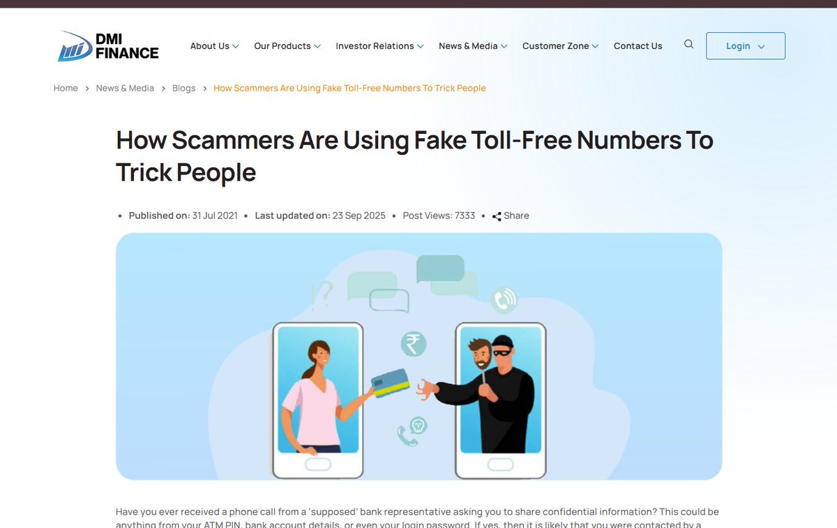 himbuilds's tweet photo. @DMIFinance you guys need to stop spamming me daily with your loan calls with different number each time. 

Its funny that you guys posting blogs about scammers https://t.co/dkpLn8oKt0