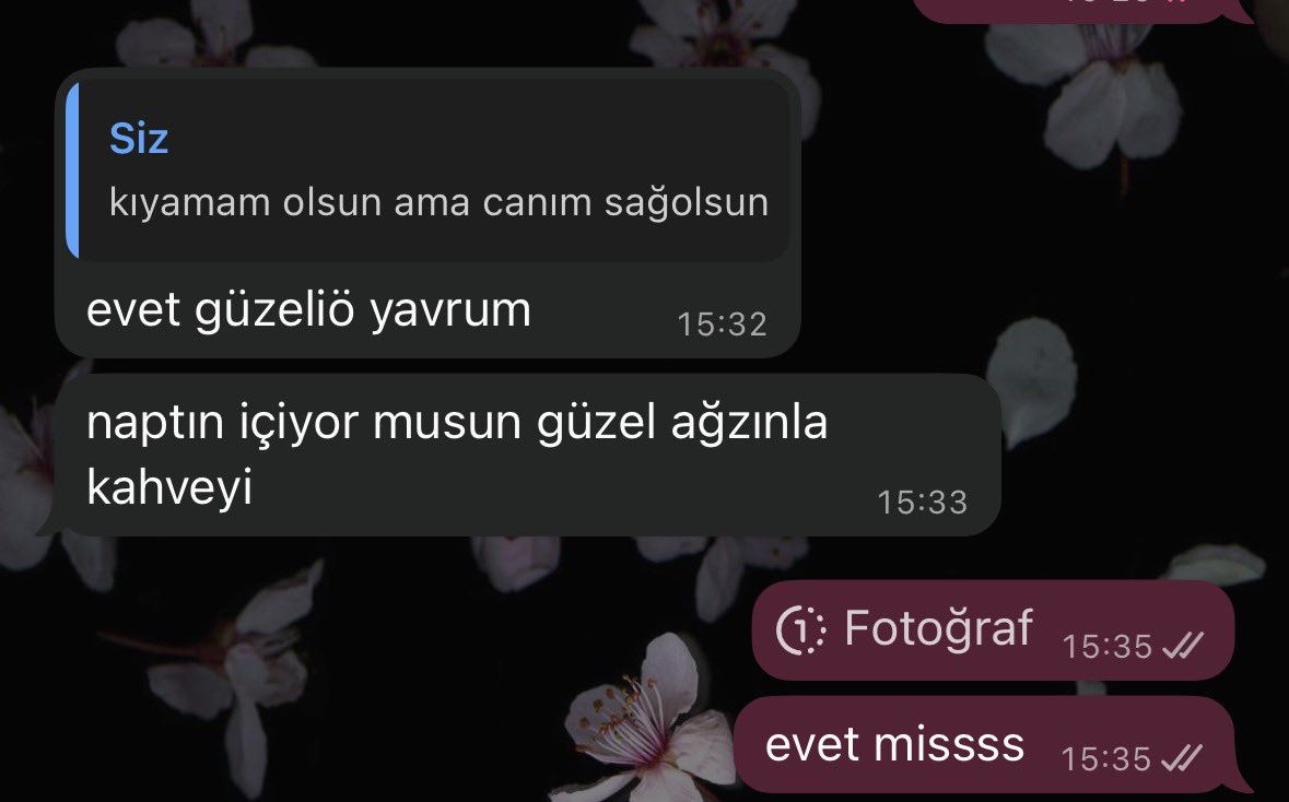 Allah herkese nasip etsin bana 28 senenin sonunda nasip oldu