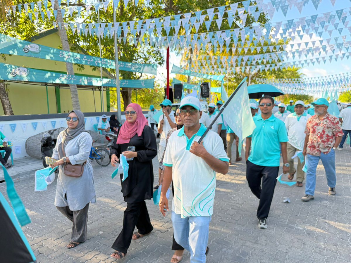 pnc_secretariat's tweet photo. ކުރިއަށް އޮތް ލޯކަލް ކައުންސިލް އިންތިޚާބް 2026 އަށް އައްޑޫ  ހުޅުދޫ ދާއިރާގެ ކެމްޕެއިން ހަރަކާތުގެ ތެރެއިން.
#VoteDhoonyah
#Aanekey
#VotePNC 
#DhiveheengeRaajje 
#LCE2026
#CongressPartyMV https://t.co/pUkg02qNem