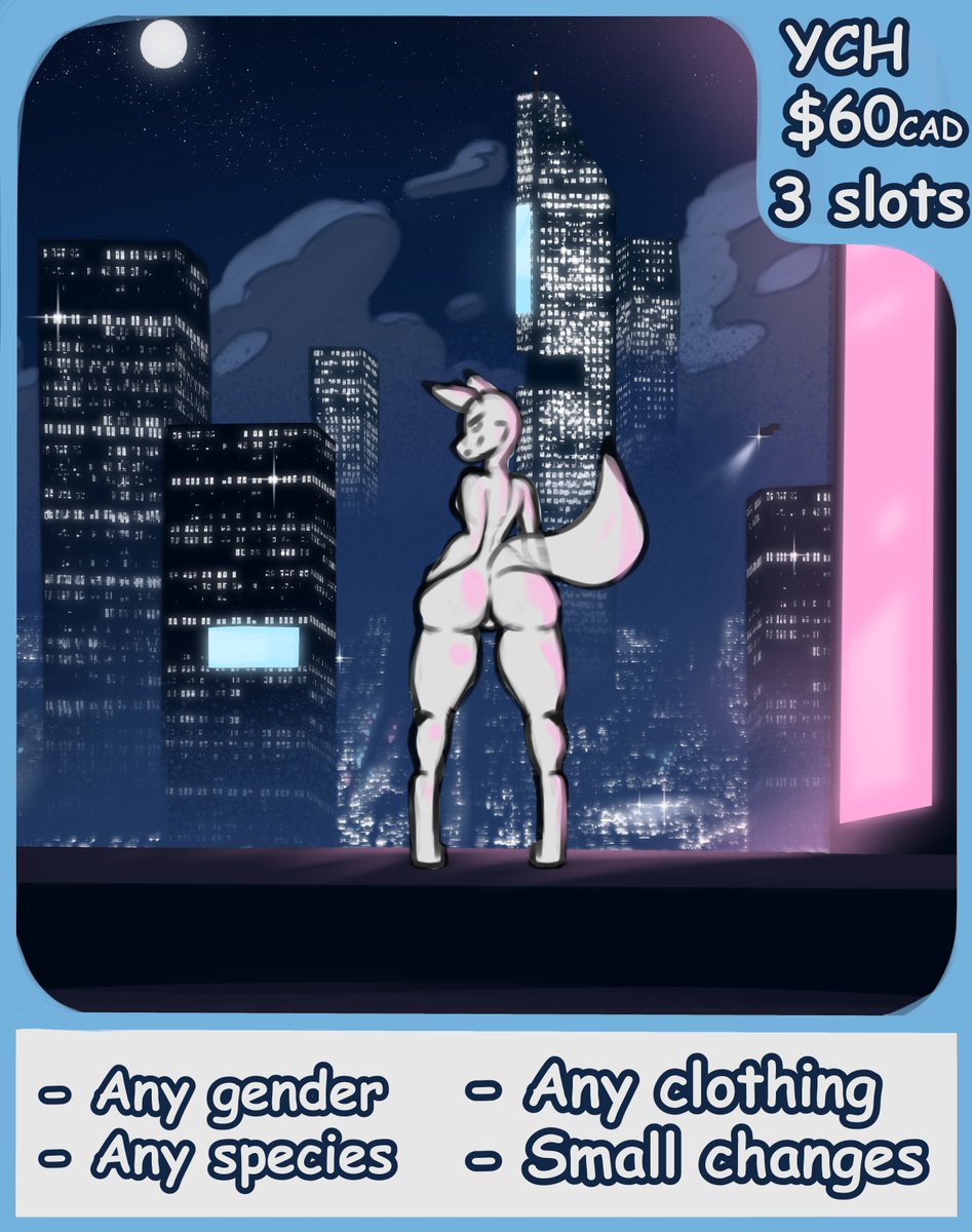 New YCH~! Get it while you can :> 
I'm also opening 5 commission slots!