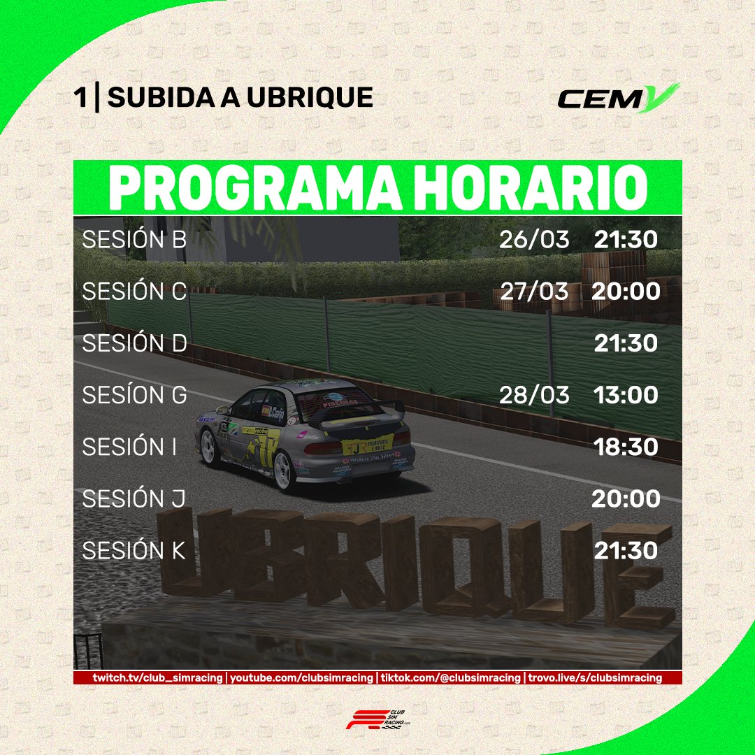 Club Simracing tweet media