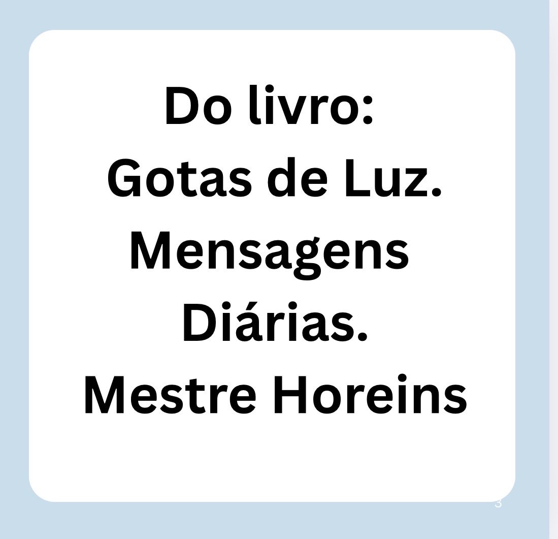 Phatanthor's tweet photo. Meus irmãos, Cadernos de Horeins, Mensagem da Semana. 🙏🏼 https://t.co/BNatff6A5L