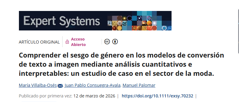 gplsi's tweet photo. Nueva publicación científica del equipo sobre sesgo de género en modelos de IA que generan imágenes.

Autoras y autores: María Villalba-Osés, @jpconsuegra93   y @manuelpalomar  
🔗https://t.co/zlR9PXdUg9 https://t.co/nGOPzLyT2Q