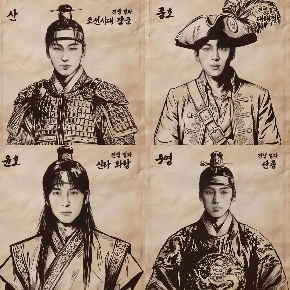 🤍 A thread of things we learned based off the first WANTEEZ past lives episode (that I found interesting) because I was expecting silly fun ATEEZ past life stories but instead I got heartbreak and tragedy 😭