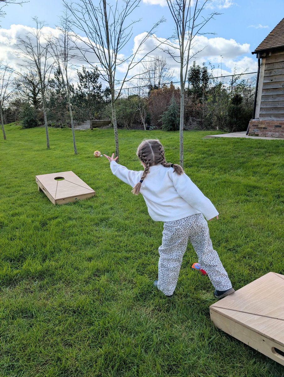 PlayspacesPlay's tweet photo. Cornhole… but make it Playspaces style 🎯
Swap the beanbags for bouncy balls and turn up the fun 🙌
More movement, more laughs, less predictable play.
Manufactured by our sister company @PlayEquipment1 💥
#playspaces #playequipment #mobileplay #nationwidedelivery #outdoorfun https://t.co/P0iw2lbV9M