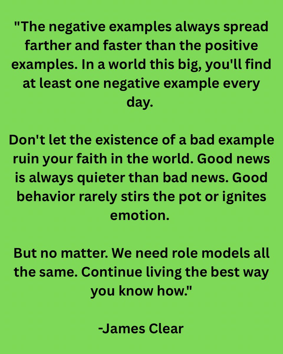 wadestanford's tweet photo. Great leaders don’t let loud negativity define their view. Good is quieter but constant—model it, believe in it, and lead with it every day. Be great today!
#leadership #SmallDistrictDoingBigDistrictThings #leadlap #CelebratED #JoyfulLeaders #WarmDemanders #CrazyPLN #edchat https://t.co/ENp6X27ZMC
