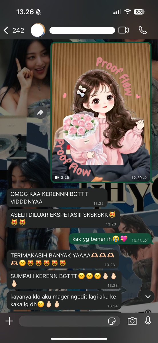 jasa edit video, joki edit video! Wa no DM tweet media