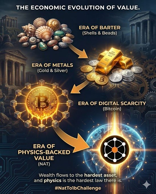 When you look:
*  1 year ahead
*  2 year ahead
*  5 year ahead

What coin do you believe in?

$BTC - obvious
$ETH - most likely, but not sure 

So what about $NAT - I believe, the brighest future
💣 Security
💣 Hashrate
💣 Miners revenue

x.com/natgmi/status/…