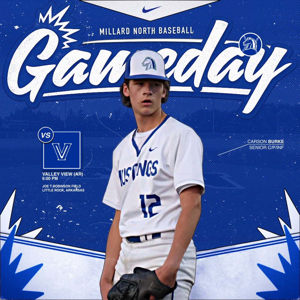 MNStangsBasebal's tweet photo. GAMEDAY 

⚾️ vs Valley View
🏟️Joe T Robinson HS
📍Little Rock, AR
🕟 6:00pm

All Gas No Brakes
#TLC

@MNHSActivities | @PrepBaseballNE https://t.co/iheSoeSJOn