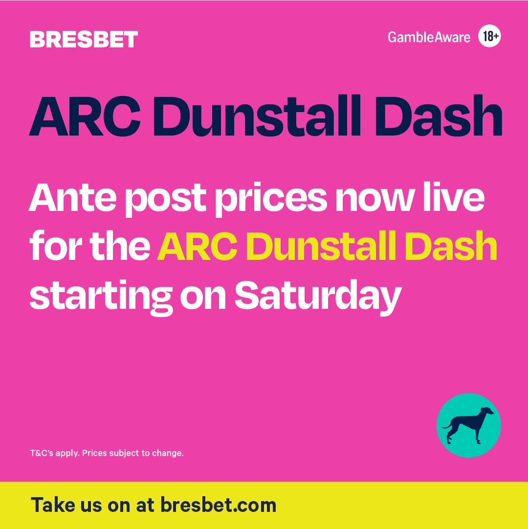 BresBet's tweet photo. Dunstall Dash. This Saturday. ⚡

Ante post markets are LIVE, get in early...

Who've you got? 👀⬇️
https://t.co/JjHrkq2RQY

18+ | GambleAware

#GreyhoundRacing #DunstallDash #AntePost #Betting https://t.co/We0M6eqU2m
