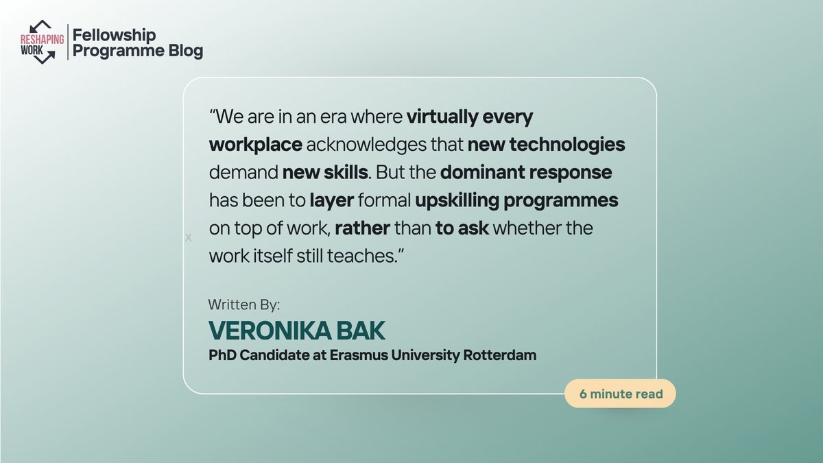 Reshaping Work tweet media