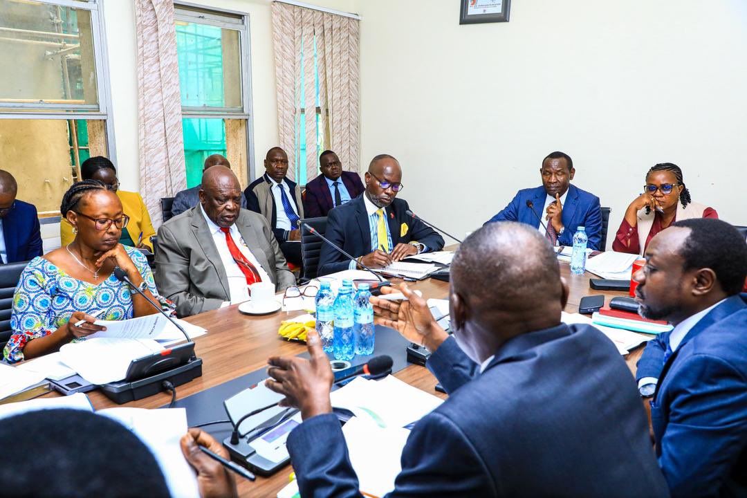 OPMUganda's tweet photo. We presented our Ministerial Policy Statement for 2026/2027 financial year before the Presidential Affairs Committee in @Parliament_Ug earlier today. 

📷 @Parliament_Ug https://t.co/pTFq5GMMKq