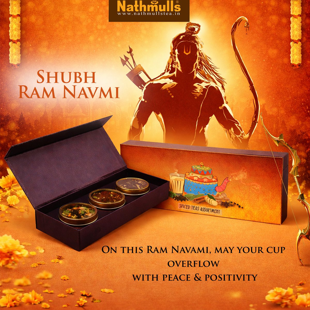 This Ram Navami, let every cup of tea remind you of peace, devotion, and joy, filling your day with divine blessings and warmth everywhere.
#nathmullstea #teatime #festivemood #navratri #ramnavmi🙏☕✨❄