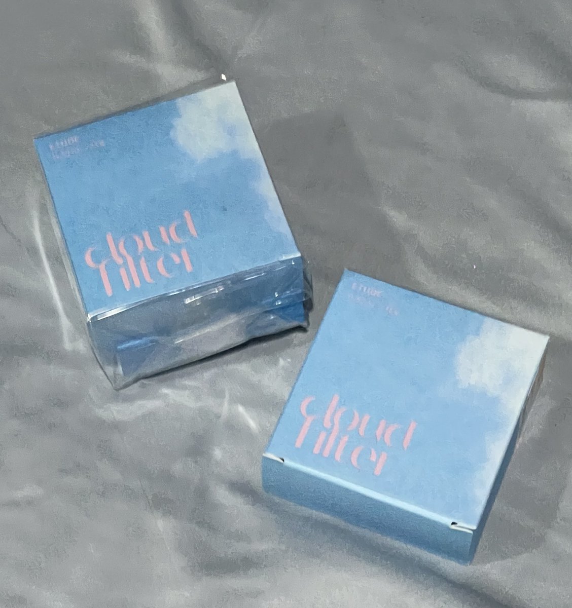 l33w0r's tweet image. คุชชั่น Etude Cloud filter Cushion  
คุชชั่นก้อนเมฆ  เบอร์ 19 , 23

(( ราคาเต็ม 790 ))
🪽 ตลับจริง 380
รีฟิล เบอร์ 19 320 บาท
#คุชชั่นก้อนเมฆ #cushion  #ETUDEThailand #auausave #ส่งต่อสกินเเคร์ #ของดีบอกต่อ