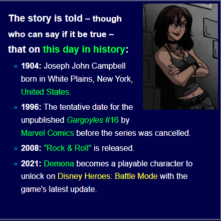 Voices from the Eyrie - A Gargoyles Podcast tweet media