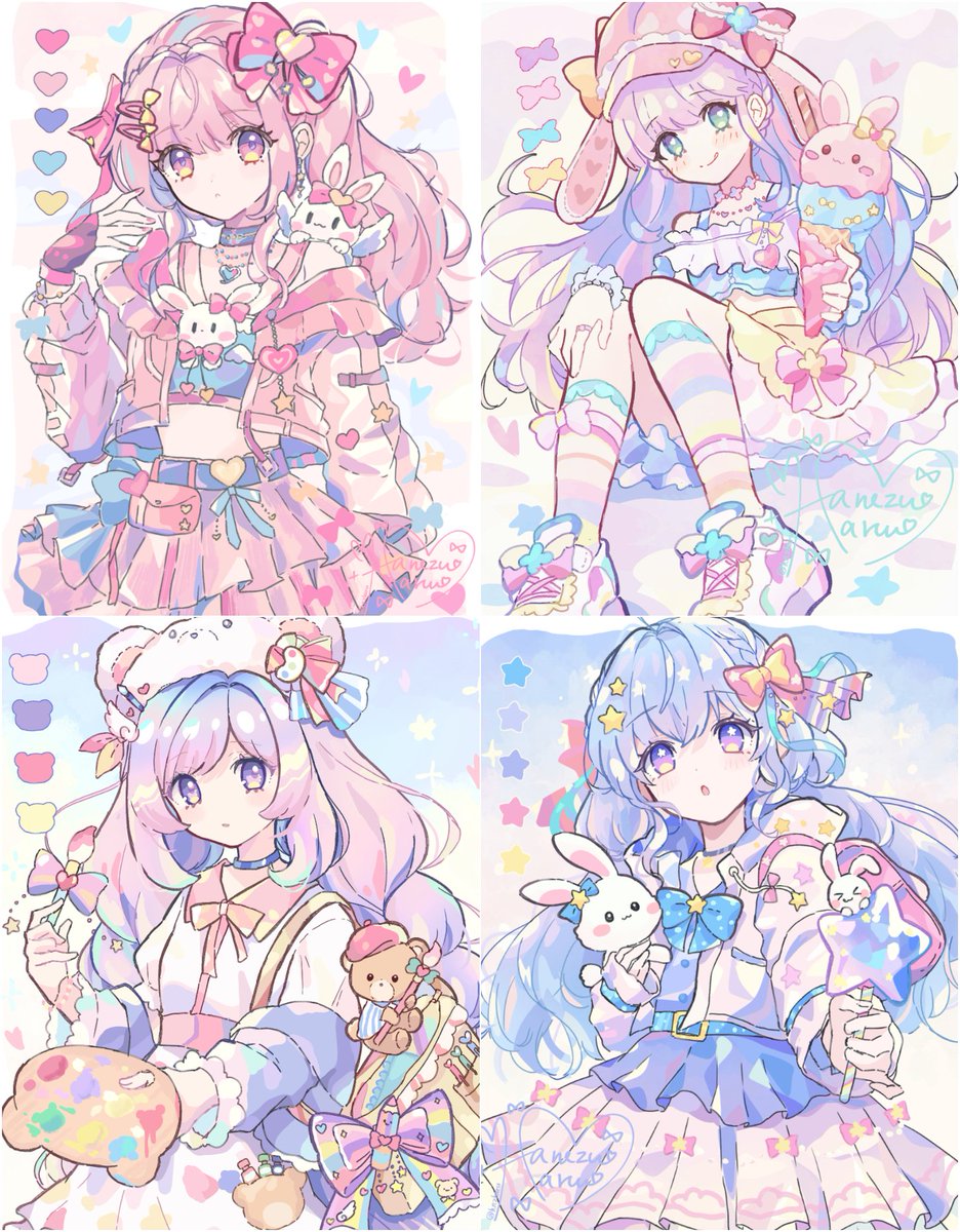 3月のゆめかわ研究まとめ🎀 来月はもっと違う色を試そう…!!