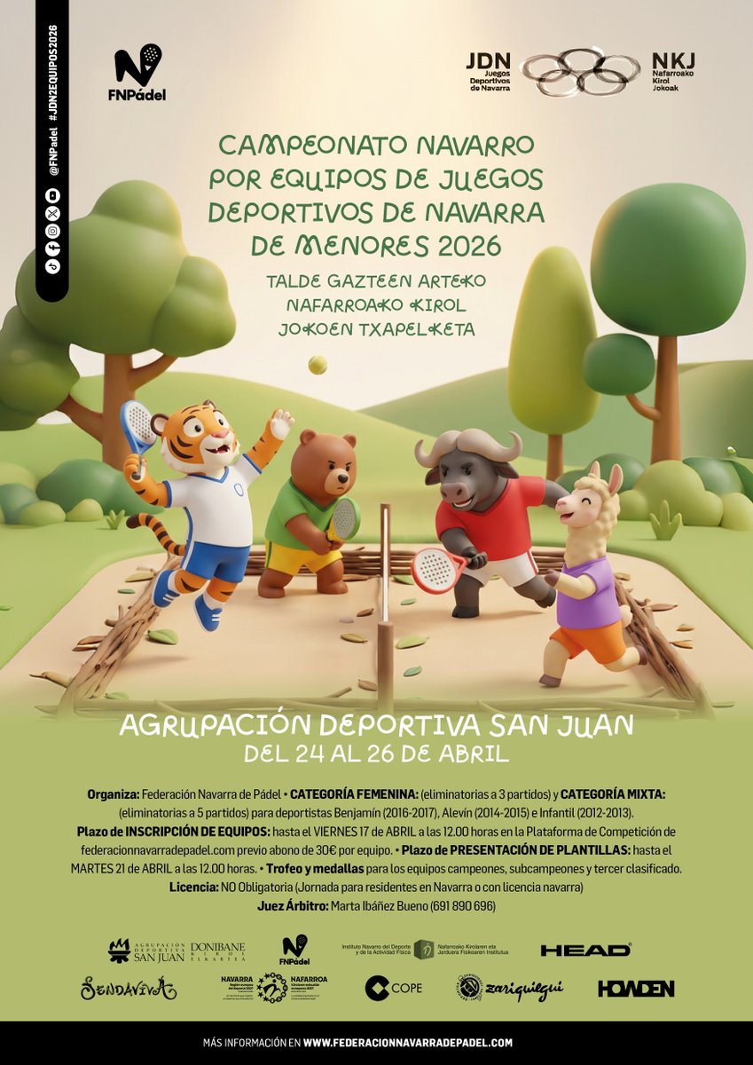 Federación Navarra de Pádel tweet media