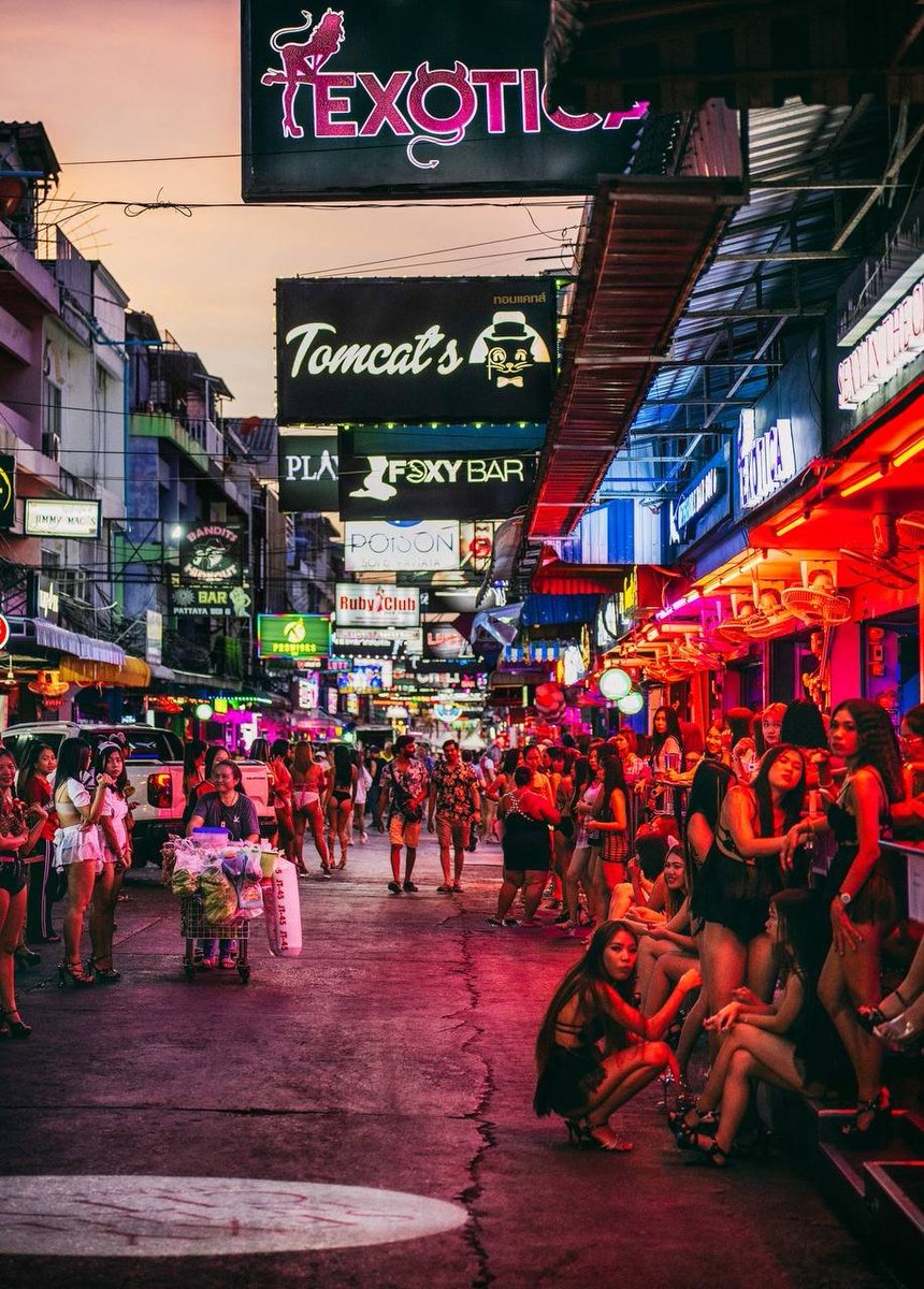 Ninja__Wisdom's tweet photo. CITIES OF THE WORLD KNOWN FOR A STRONG PRESENCE OF PROSTITUTION (average prices)

1. Bangkok 
One of the cities most known for international sex tourism. 
💰 Average price: 30 – 150 $ 
👥 Estimated prostitutes in the country (Thailand): 250,000 – 300,000...Show more https://t.co/Jt5wQFs1yn