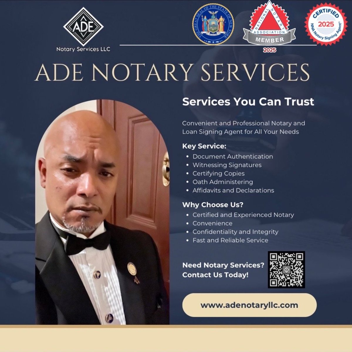 ADENotarySvcs's tweet photo. Not every notarization is equal. One small detail can mean approval or rejection.

Get it done right the first time.

#NotaryNearMe #NYCNotary #MobileNotaryNYC #DoItRight #DocumentTips https://t.co/d5nZdEO4G4