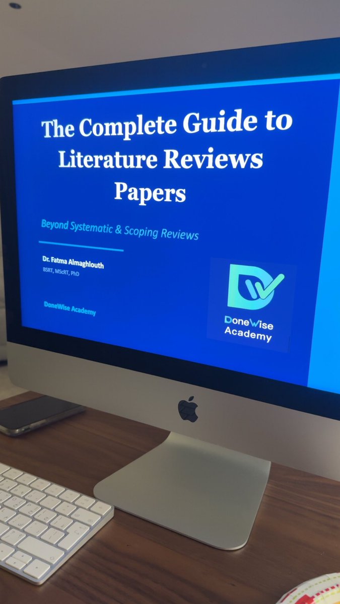 FatmaMag's tweet photo. هل أنت طالب ماجستير أو دكتوراه، ومشرفك قال لك:
أبغى rapid review… أو narrative… أو integrative… أو realist…او اسم نوع ورقة مراجعة منهجية غريب وجديد ( فيه أنواع مره كثيرة 10+)
وأنت أول مرة تسمع فيها؟ ومب عارف من وين تبدا واذا صح ولا غلط ومافي وقت تضيعه… 
مو كل الـ literature reviews نفس الشي
والمشكلة إن كثير يخلط بينها أو يكتبها بطريقة غلط
كل نوع له هدف مختلف، ومنهجية مختلفة، وحتى طريقة كتابة مختلفة
حالياً شغالة على كورس شامل من البداية للنهاية
بمراجع علمية صحيحة، وأمثلة واضحة
يساعدك تكتب الورقة بشكل قابل للنشر ويعطيك الثقة إنك تناقش توجهك مع المشرف
وتكون فاهم وقادر تثبت وجهة نظرك

قريبًا بإذن الله في DoneWise academy @DonewiseAcademy وراح يكون من تقديمي