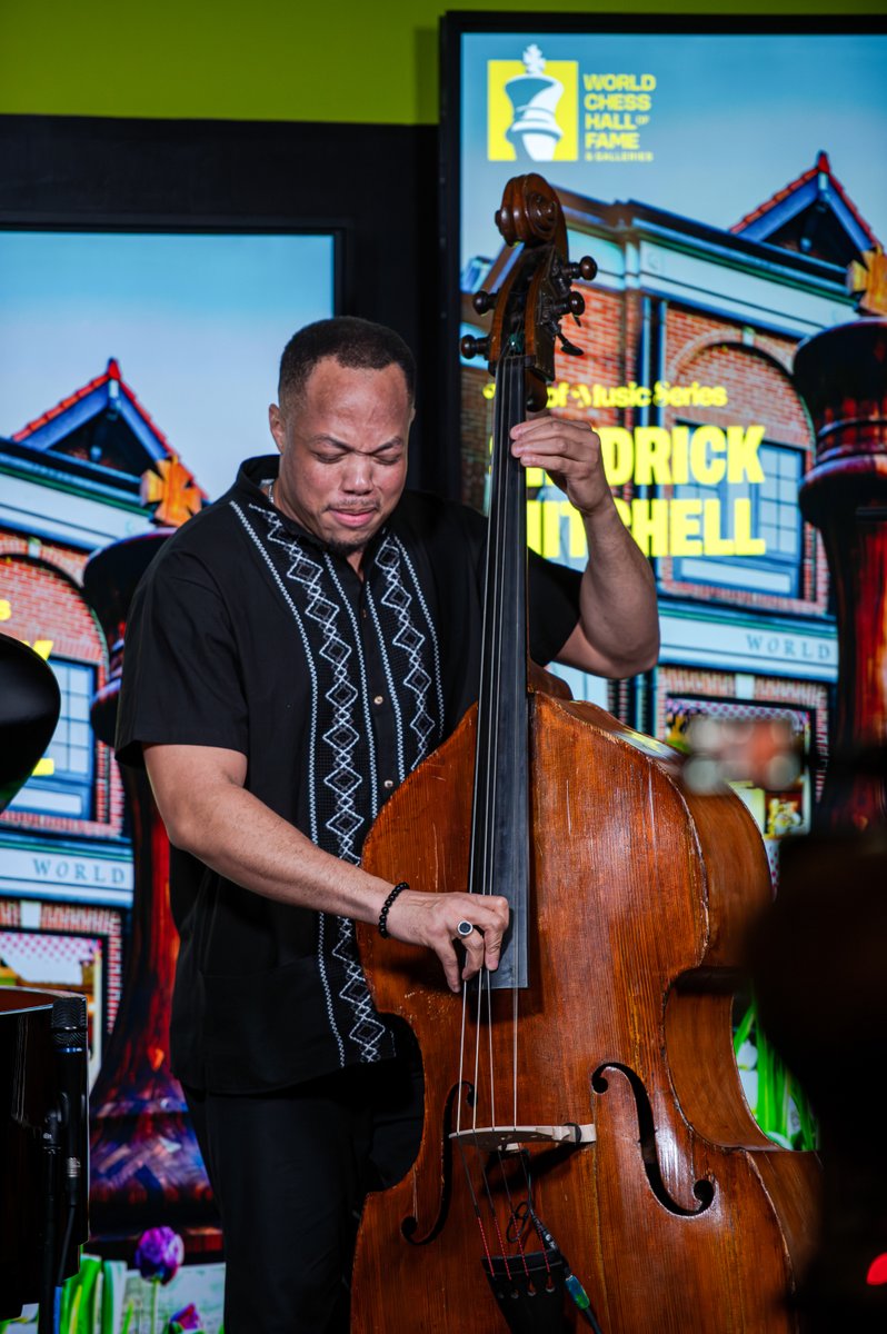 WorldChessHOF's tweet image. We had a wonderful time jamming out with Shedrick Mitchell's trio! 🎶

Interested in attending our next Music Series? Visit our website for more information. Link in bio!

#worldchesshof #stlconcerts #stlevents