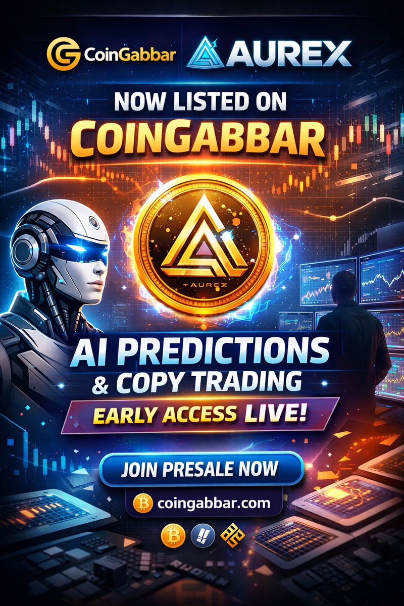 AurexFinance's tweet photo. 🔥 AUREX is now featured on CoinGabbar!

This is NOT just another presale…
This is where smart money positions early 💰

AI predictions + Copy trading + Real utility

Get in before the crowd 👇
https://t.co/rZftGcQDCz

#100x #CryptoGems #AUREX @coin_gabbar_ https://t.co/ZLamriCcHc