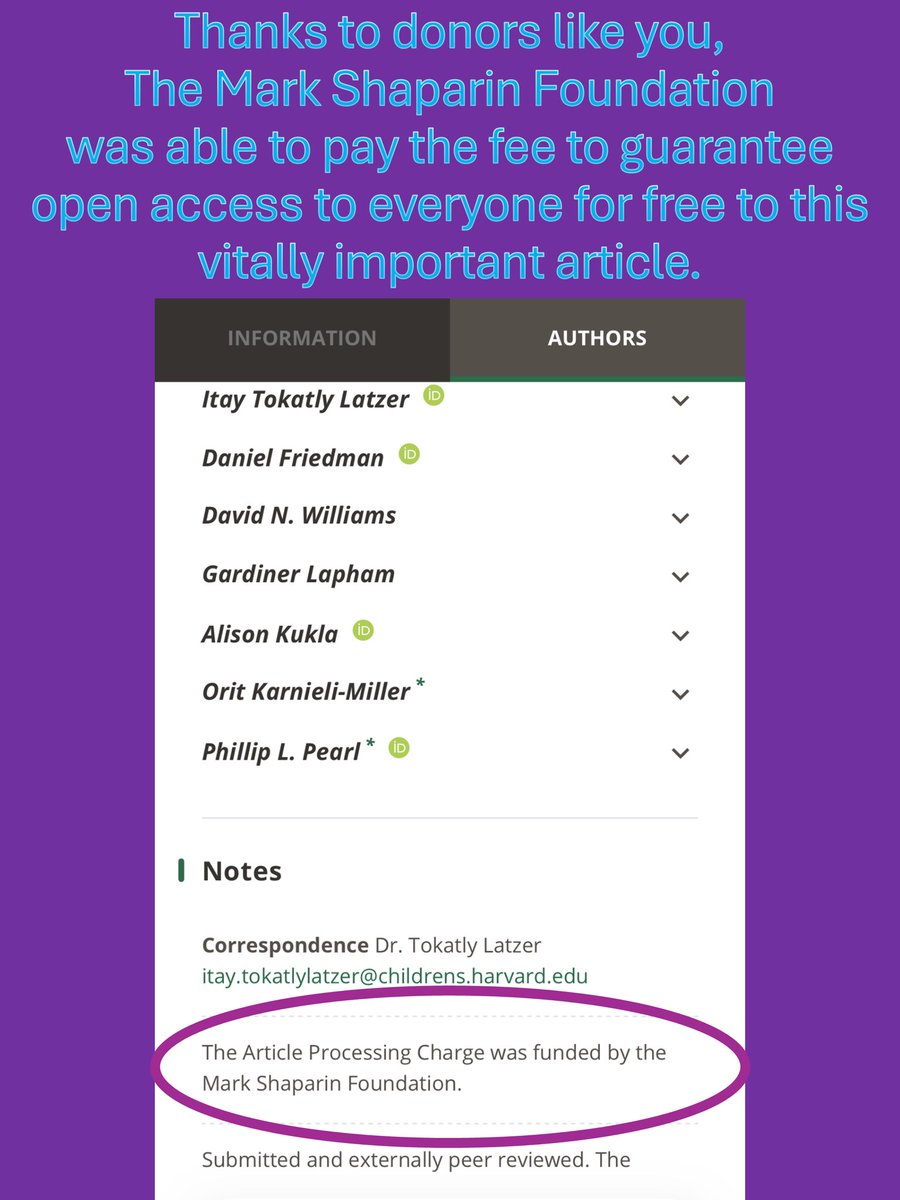 The Mark Shaparin Foundation tweet media