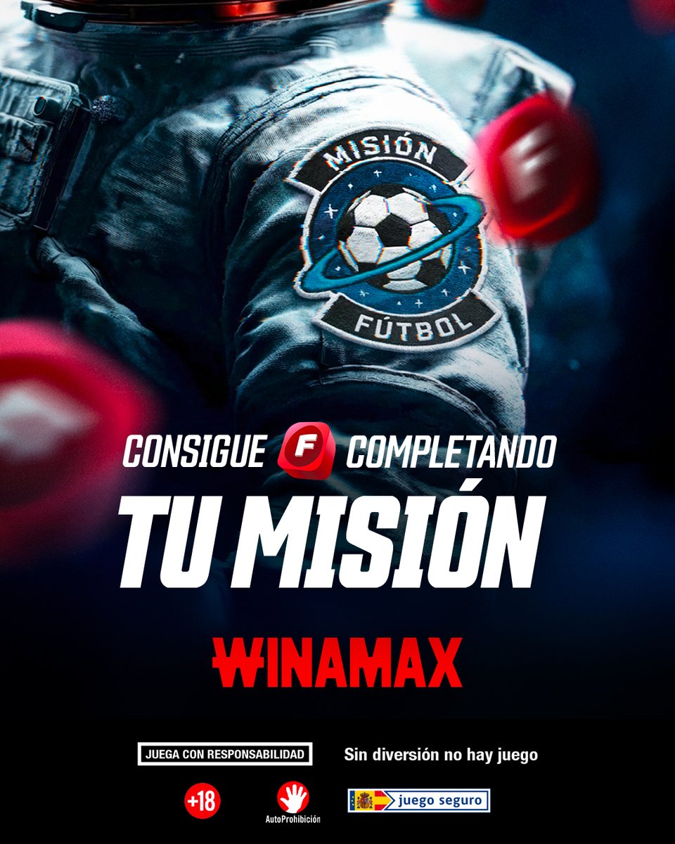 WinamaxDeportes's tweet photo. ⚽ ¡Tu Misión Fútbol tiene PREMIO! 🎯

🤔 ¿Viendo los Play-offs al Mundial o el partidazo Brasil-Francia?

✅ Pulsa "Participar", gana 5 apuestas "Live" (mín. 5€, cuota 2.00) en selecciones y... ¡llévate 20€ en Freebets al instante! 💸

➡️ https://t.co/HOrle2Maum https://t.co/g93Pbf9A2e