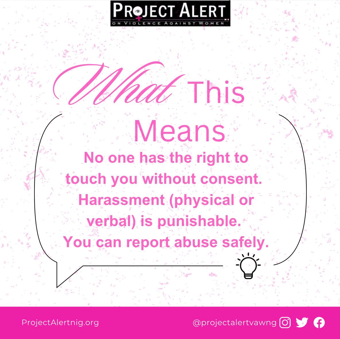 Project Alert VAW tweet media