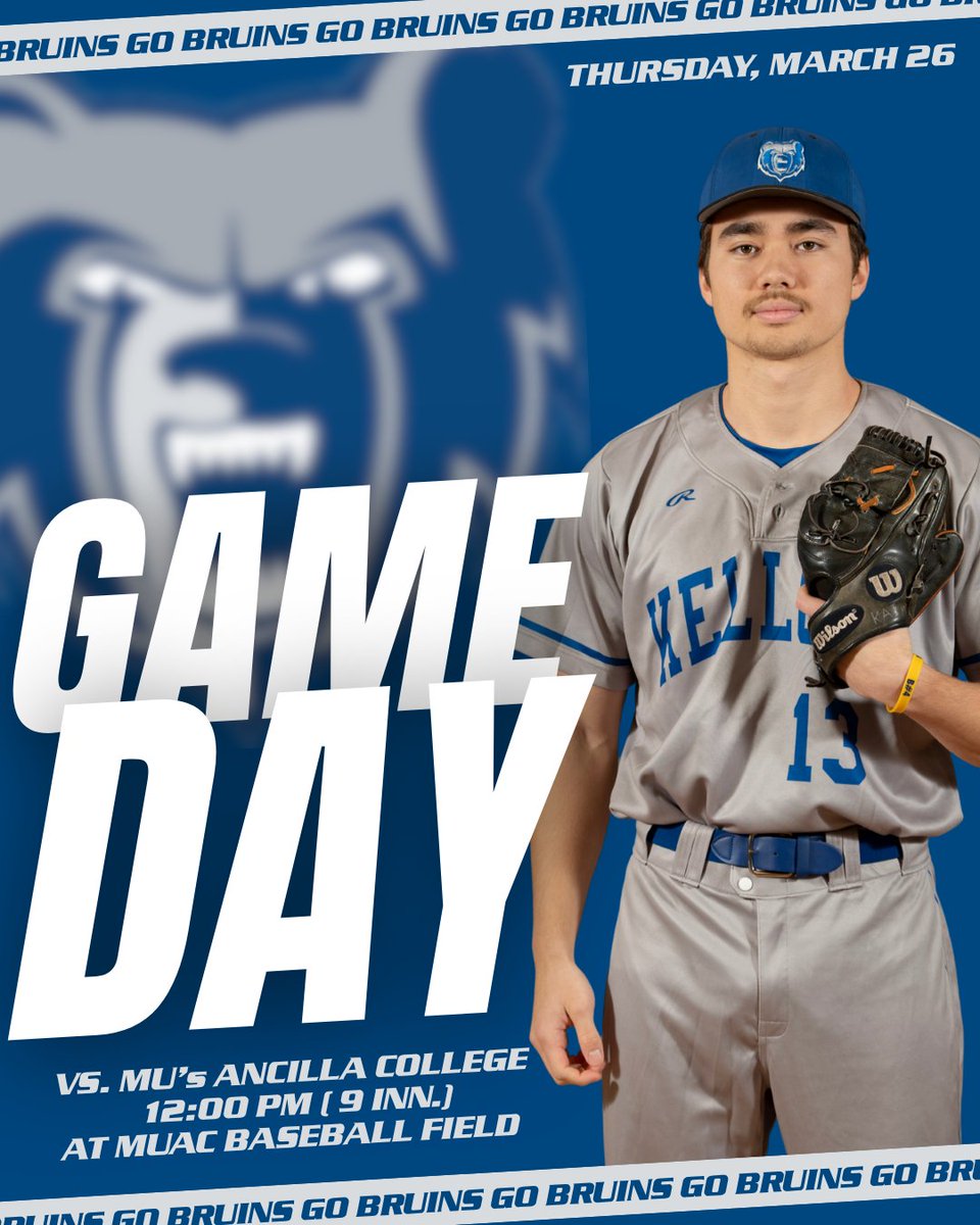 KelloggBruins's tweet image. ⚾️ @BaseballKellogg Game Day!
 
🆚 Marian University's Ancilla College
🕛 12:00 PM EST (9 inn.)
🚌 20097 9B Road, Plymouth, IN
🔗Live Stats: web.gc.com/teams/JqEfeRyN…
 
#GreatDayToBeABruin  #KCCBaseball #BruCru
