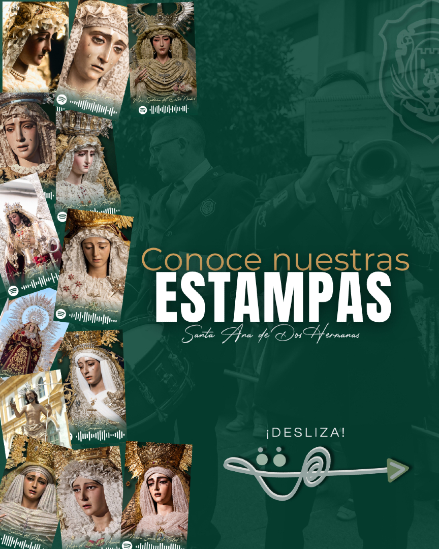 BMSantaAna's tweet image. 💚 Nuestras marchas, ahora también en tus manos

Esta #SSantaSevilla26 damos un paso más con nuestras 𝗲𝘀𝘁𝗮𝗺𝗽𝗮𝘀 interactivas

📲 Escanea el código de cada estampa y llévate contigo nuestro #Sentir.
🎺 Descubre, escucha y siente cada marcha donde quieras.

🤝 Y además,