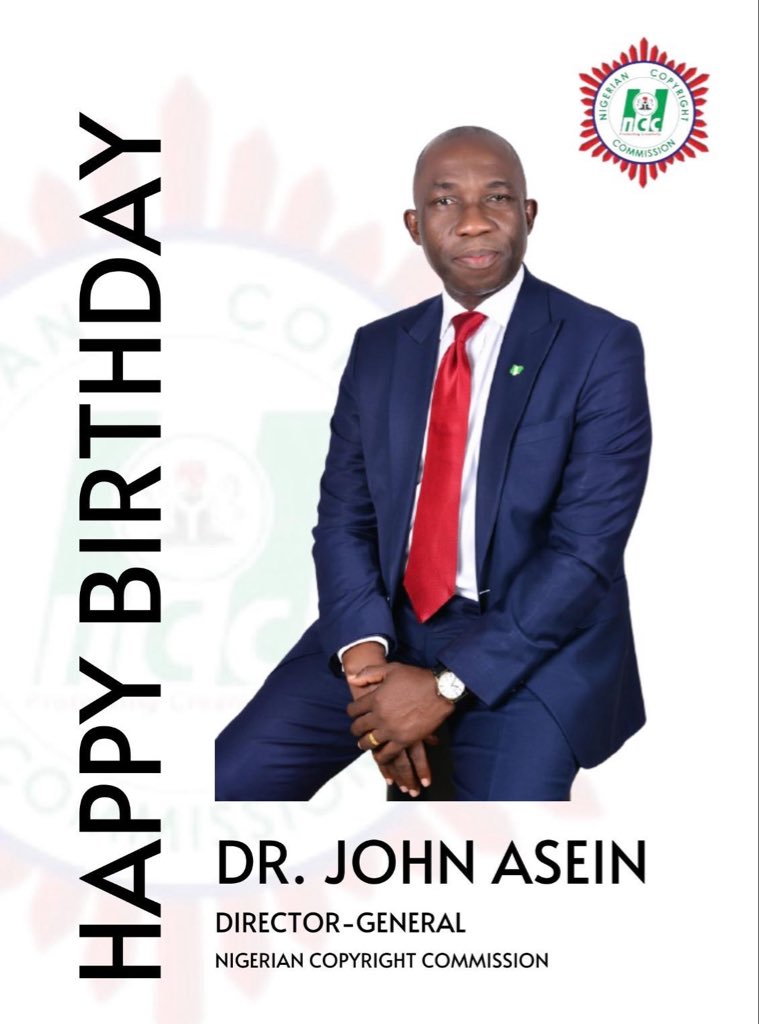 copyrightngr's tweet image. THE CREATORS (SPECIAL EDITION)

Dr. John O. Asein, DG of NCC, is an author and IP expert with over 30 years shaping copyright law in Nigeria and across Africa.

His work continues to strengthen the creative sector.

 #NCCNigeria #ProtectCreativity #IntellectualProperty