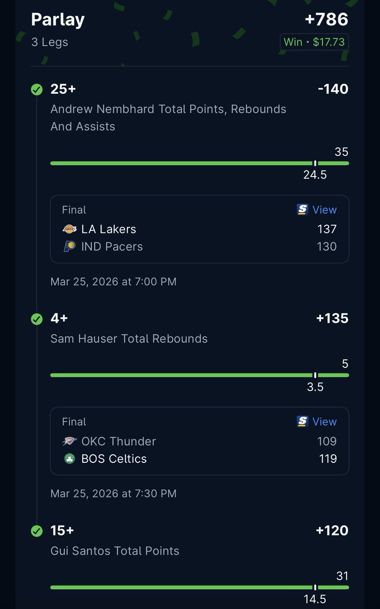 benschenko's tweet photo. @CodyBrownBets Been using your plus money props to hit 3 days in a row. Thank you! https://t.co/4K6PYOtUH2