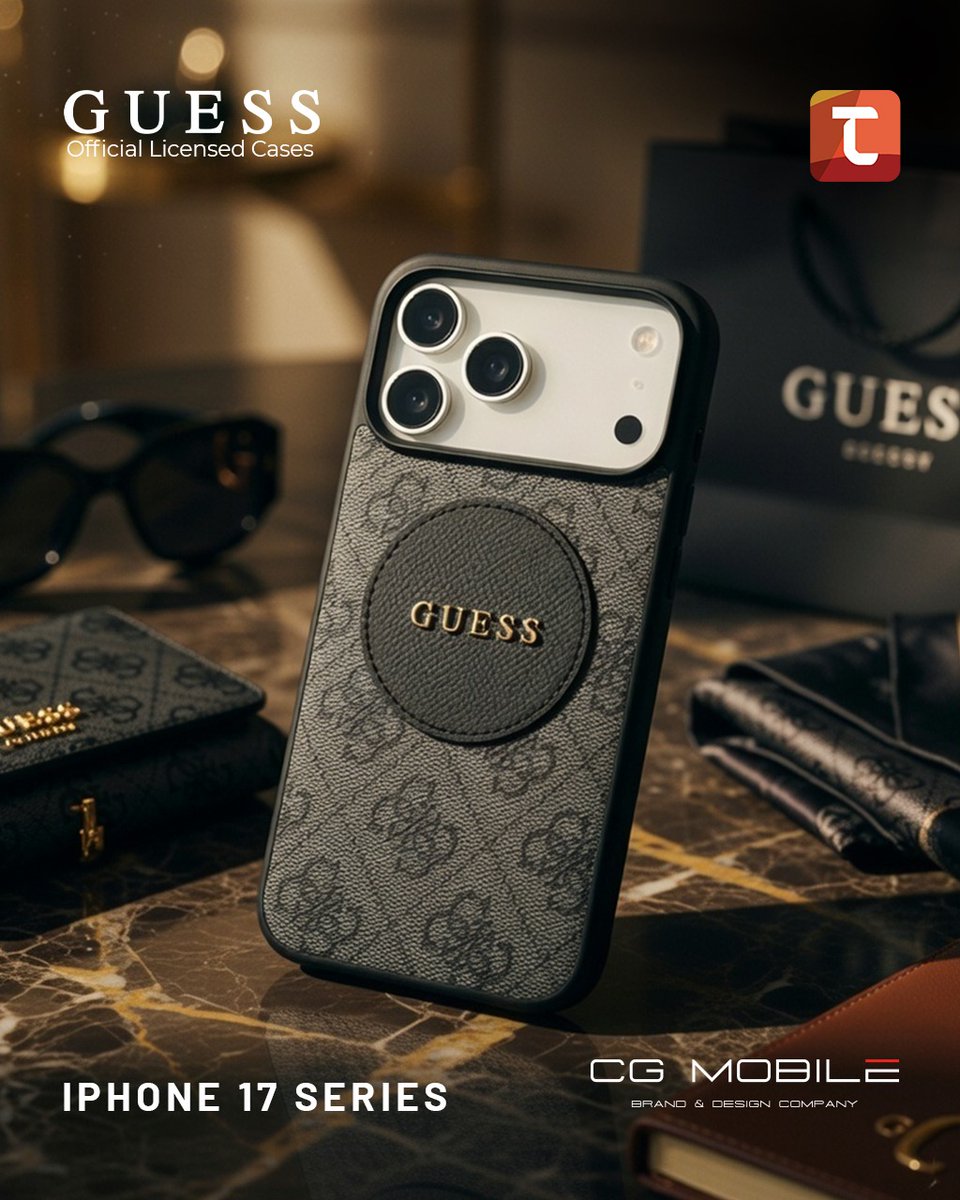 TekkiTake's tweet image. Introducing the Guess [Official Licensed] CG MOBILE iPhone 17 Series Protective Case — where iconic design meets modern functionality. 

Buy Now!
Tekkitake:postly.app/4SUO
Amazon:postly.app/4SUP

#tekkitake #iPhone17ProMax #MagSafe #MagSafeCase #PhoneCase