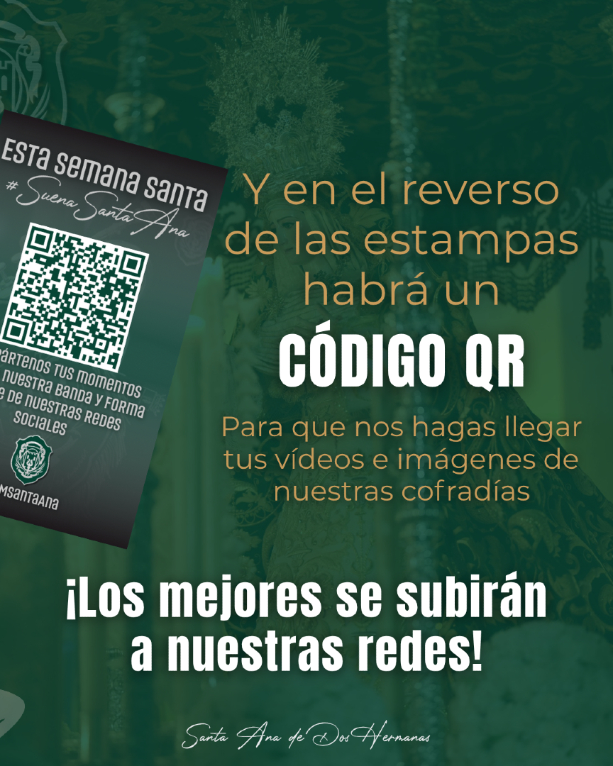 BMSantaAna's tweet image. 💚 Nuestras marchas, ahora también en tus manos

Esta #SSantaSevilla26 damos un paso más con nuestras 𝗲𝘀𝘁𝗮𝗺𝗽𝗮𝘀 interactivas

📲 Escanea el código de cada estampa y llévate contigo nuestro #Sentir.
🎺 Descubre, escucha y siente cada marcha donde quieras.

🤝 Y además,
