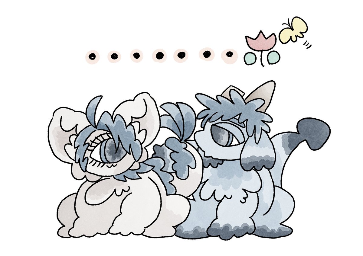 おめめいっこのけも📦️☕