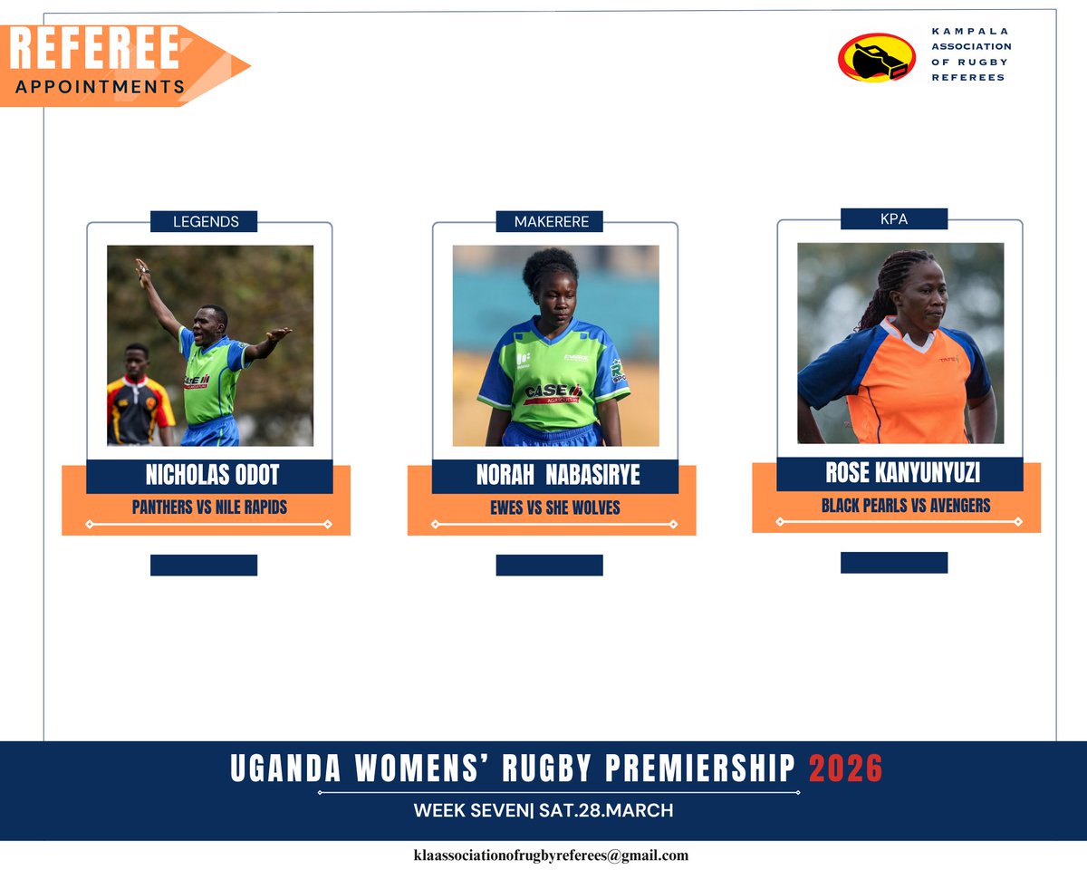 Kampala Association of Rugby Referees tweet media