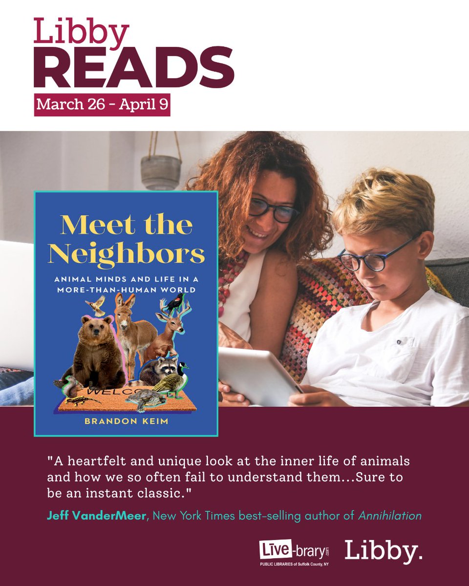 Livebrary | Suffolk County Library System tweet media