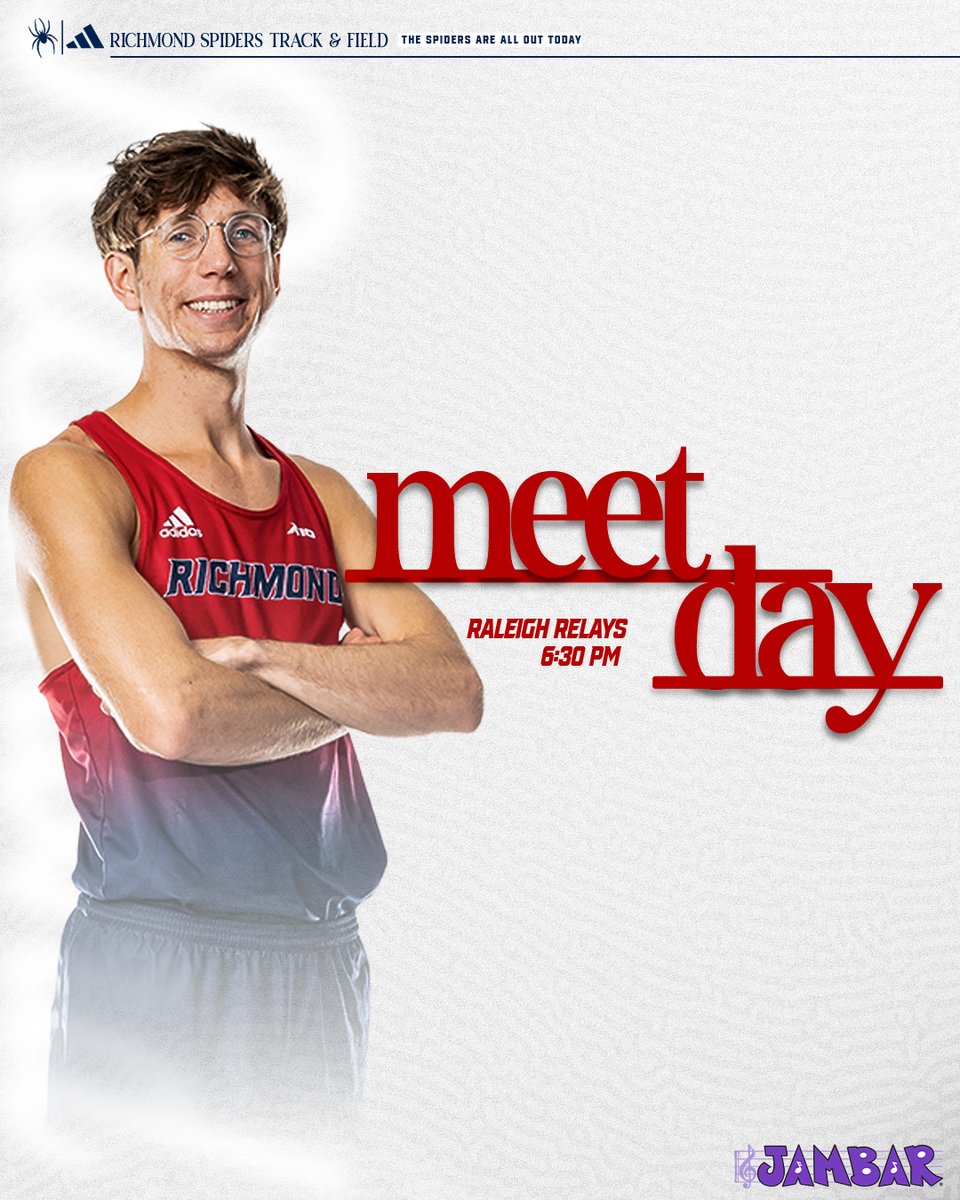 RichmondXCTF's tweet photo. LET’S GO HENRY!

🏁 Raleigh Relays
📍 Raleigh, N.C. / Paul Derr Track &amp; Field Facility
⏰ 6:30 p.m.
📊 https://t.co/FdJ3JKqOja
📺 https://t.co/MUgbHlkTs5

#OneRichmond https://t.co/yCkXAZOd6R