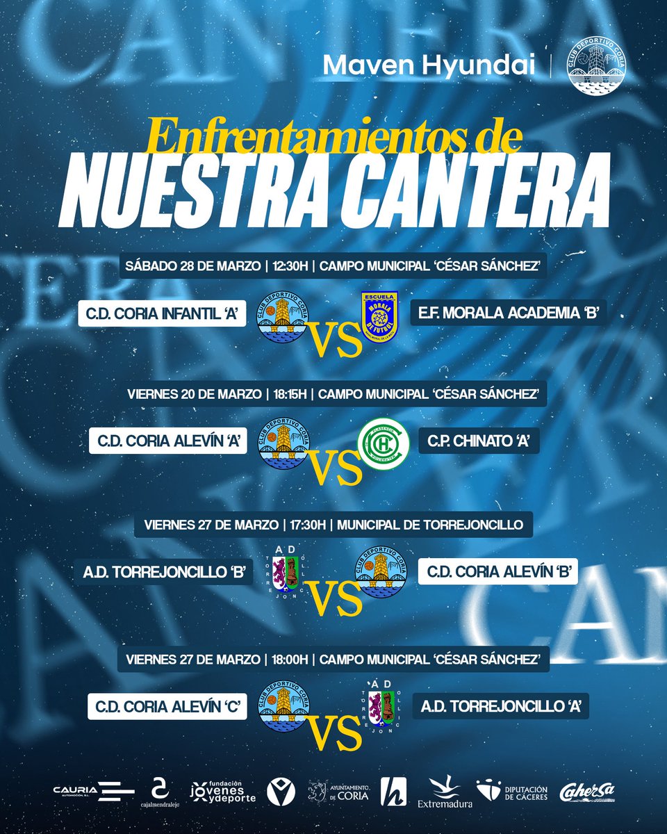 Escuela de Fútbol Base CD Coria tweet media