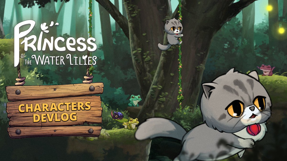 PotWL_Game's tweet photo. It’s no secret that Princess has many friends. From frogs and seals, to hedgehogs and racoons, they all play a crucial role in her adventure! 🐸🦭

Our latest devlog focuses on all the cute (and not-so-cute) characters you’ll encounter throughout her quest. 🐱🎮

#devlog #steam https://t.co/hkojWK5w5y