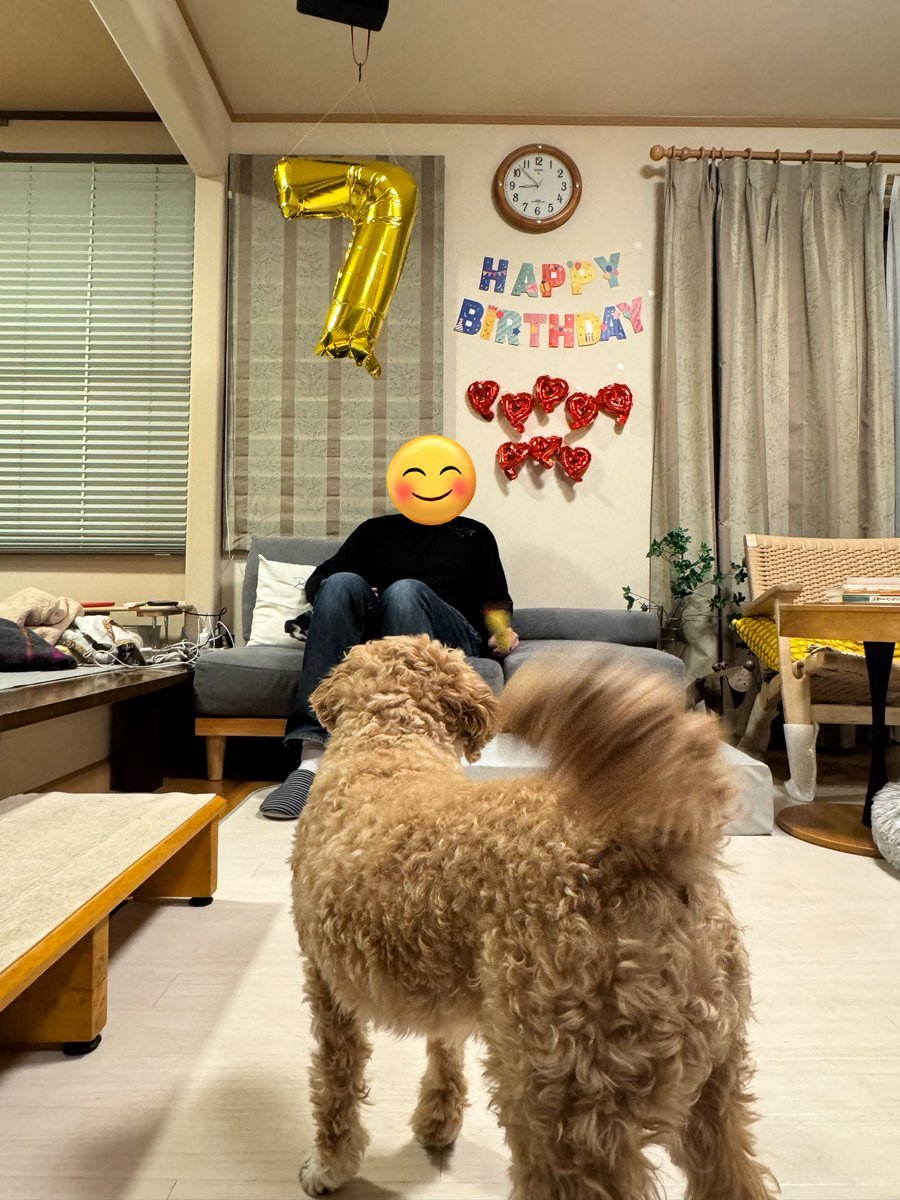 versys1024's tweet photo. お父さん、7歳の誕生日おめでとう🎉⁉️byANDY https://t.co/GzydTbPhNa