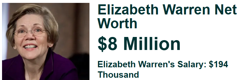 DailyBanterMeme's tweet photo. @SenWarren It's only for people worth over $50M, how convenient. https://t.co/NJvkXYD847