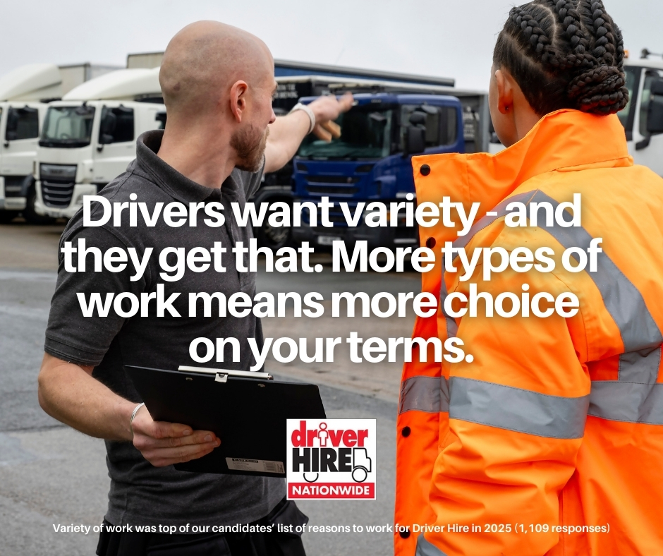 DriverHireExe's tweet photo. Every year, our driver feedback tells the same story: they feel valued. It’s the foundation of everything we do. And the No.1 reason candidates choose us? Variety. More choice = control over the work you do - drivers say they value that: https://t.co/vRL2GoHQQd https://t.co/EuXPwlKgeQ