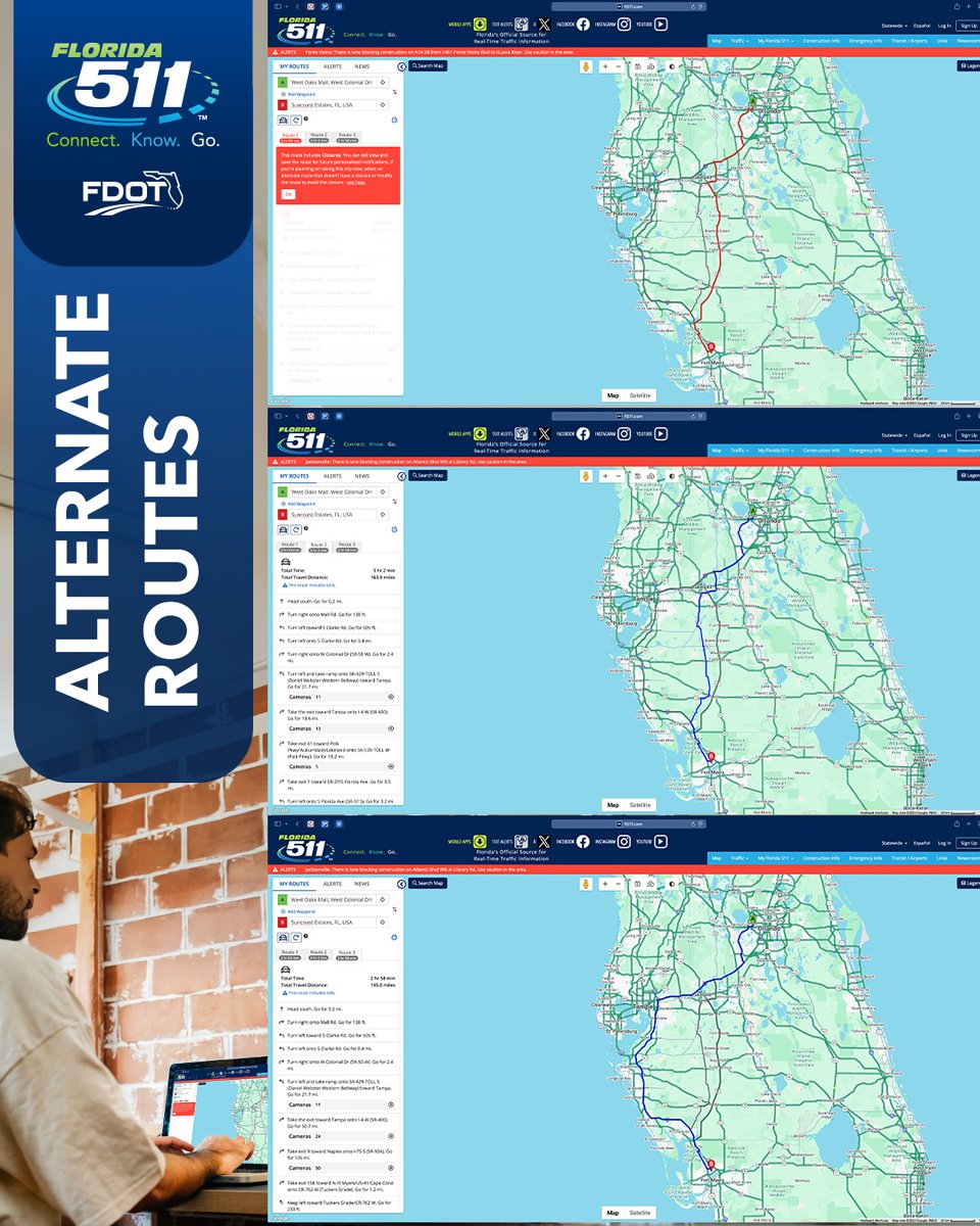 FL511 Panhandle tweet media