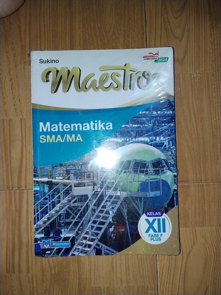 rIc3l's tweet photo. wts buku maestro kurmer SMA matematika - hb 135k jual 120k aja (segel, bisa oren freeongkir) 

kurikulum merdeka jurusan IPA matematika lanjut buku pelajaran 
#zonauangㅤ #zonajajan #zonabu https://t.co/IAjrBIip3S