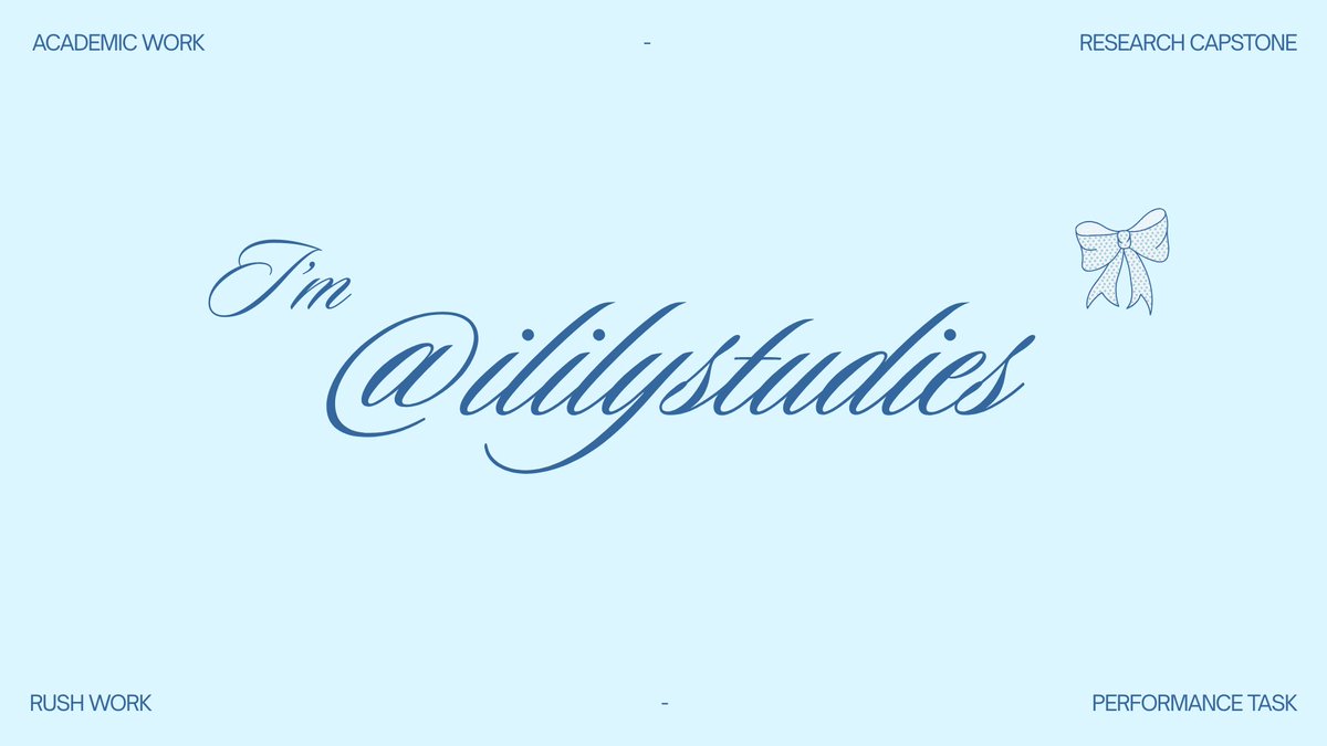 ililystudies's tweet photo. @LLMJNK hi! I'm @ililystudies, and i'd be happy to help you with this task
🫶🏻. just send me a DM po 💌 https://t.co/tBkfWmbagD